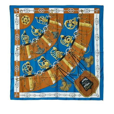 hermes silk scarf swords|hermes scarf clearance.